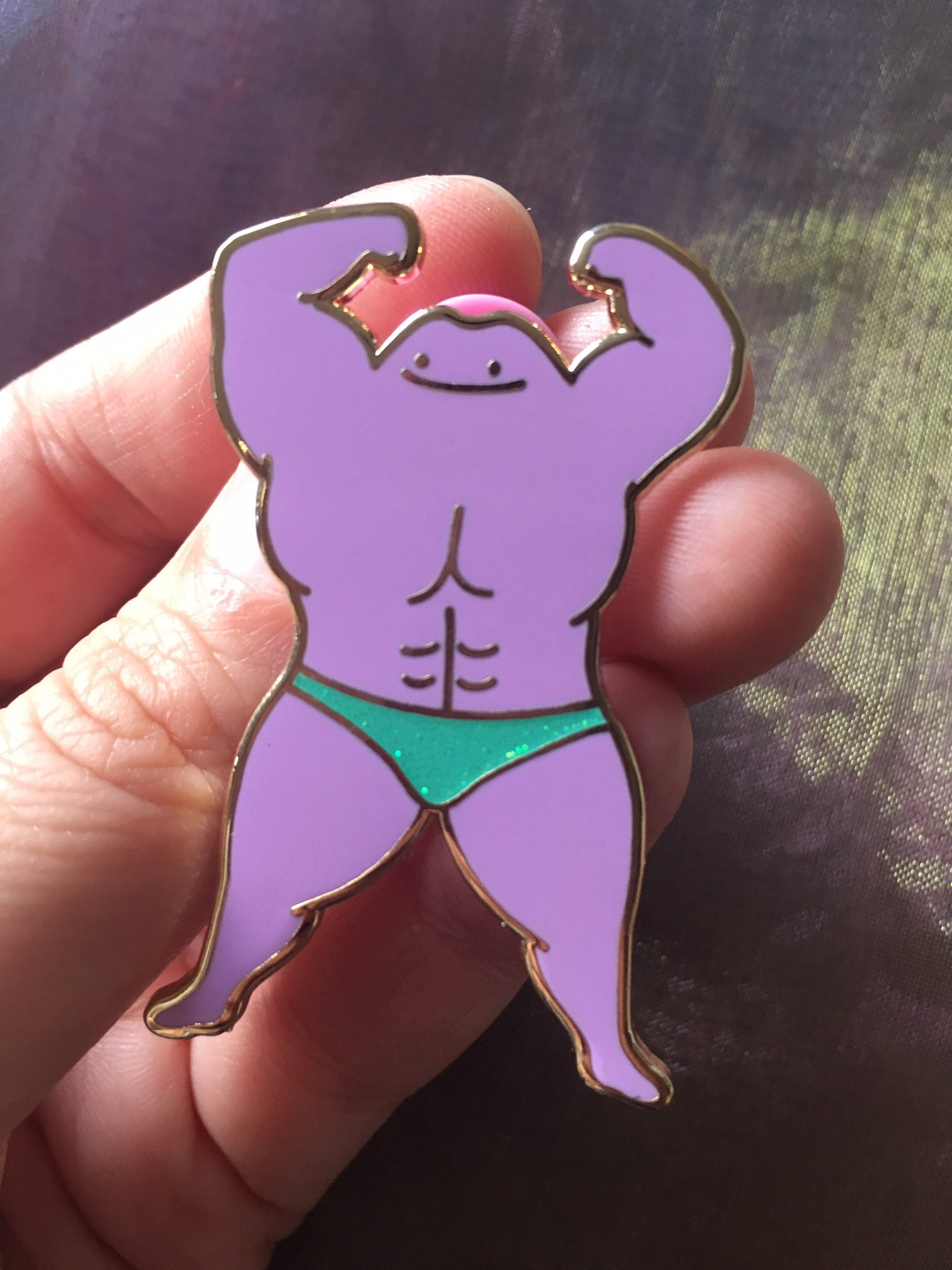 Buff Ditto Hard Enamel Pin Etsy