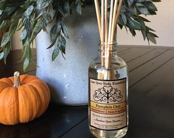 Pumpkin Chai reed diffuser refill pumpkin diffuser oil refill natural diffuser holiday diffuser fall fragrance home fragrance room fall reed