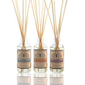 Natural reed diffuser lavender diffuser oil essential oil diffuser natural diffuser natural home fragrance room fragrance diffuser refill