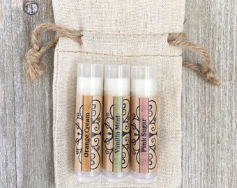 Lip Balm gift set  lip balm lover personalized gift  gift for sister  gifts for boss gifts for teacher gifts for women gift for mom