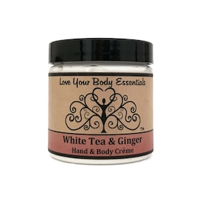 White Tea Ginger lotion white tea hand lotion organic lotion white tea scented lotion hand moisturizer  white tea body butter
