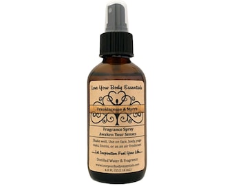 Frankincense and Myrrh frankincense perfume meditation spray yoga mat spray men's Cologne pillow spray linen spray natural perfume spray