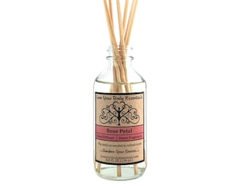 Rose diffuser oil floral diffuser rose home fragrance rose diffuser refill aromatherapy diffuser rose scented diffuser diffuser refill