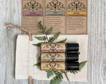 Aromatherapy gift set essential oil kit stress relief kit  gifts for her gifts for teacher gifts for co worker essential oil gift chakra oil