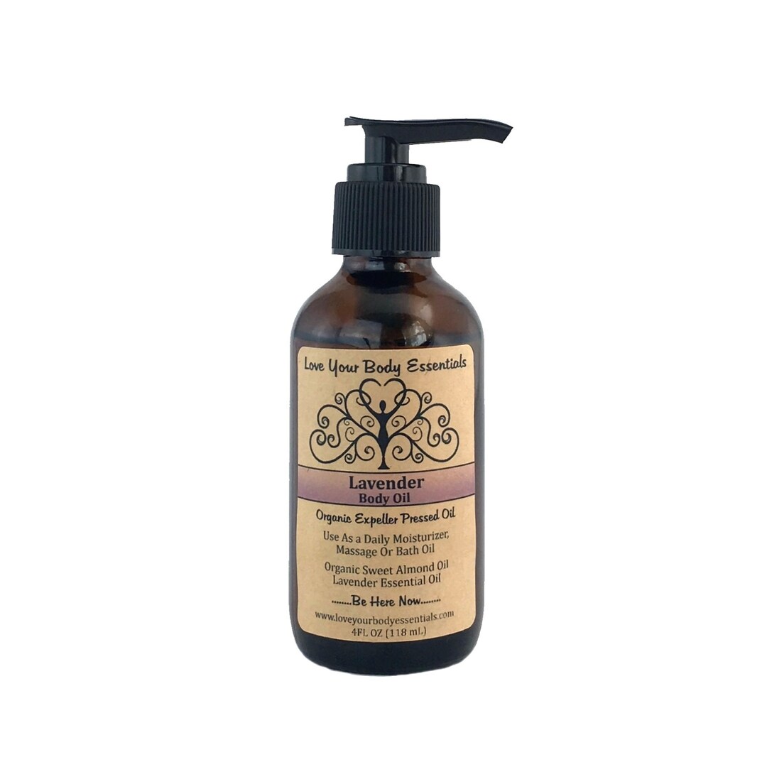 Lavender Massage Oil Lavender Body Oil Lavender Bath Oil Organic ...
