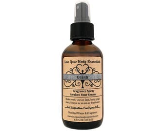 Fragancia en aerosol Ocean Linen, ambientador para coche, ambientador para almohadas, ambientador corporal y baño.
