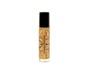 Orange blossom perfume roll on fragrance essential oil perfume floral perfume  orange blossom fragrance oil womens fragrance summer perfume