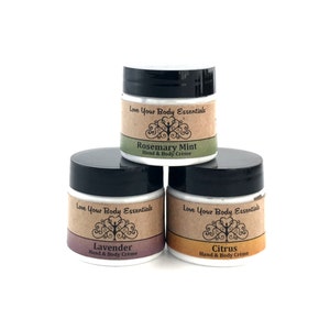 Choose 3 mini body butters office lotion gift body butter party favors mini lotion sample lotion travel lotion lotion gift