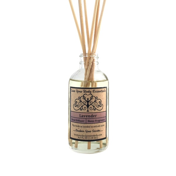 Lavender reed diffuser natural reed diffuser lavender room fragrance  aromatherapy diffuser  reed diffuser oils reed diffuser refiill