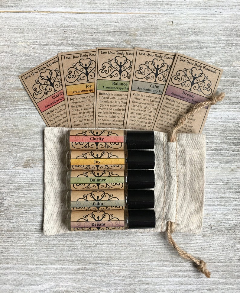 Aromatherapy Gift Set Relaxation Kit Stress Relief Kit Gifts Etsy