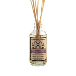 Jasmine diffuser air freshener, home fragrance jasmine reed diffuser refill home fragrance fragrance oil  floral room fragrance oil