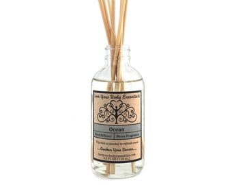 Ocean reed diffuser oil reed diffuser refill natural diffuser natural home fragrance room fragrance room deodorizer bathroom deodorizer