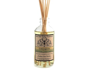 Lemongrass reed diffuser essential oil reed diffuser air freshner aromatherapy diffuser natural reed diffuser oil natural home fragrance