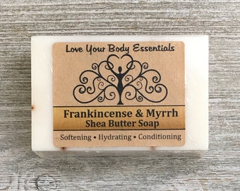 Frankincencense & Myrrh natural bar soap soap for men mens skin care yoga gift handmade soap frankincense soap patchouli soap