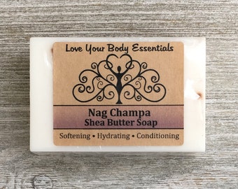 Nag Champa soap shea butter soap vegan soap handmade soap meditation fragrance nag champa scent incense musk soap natural soap yoga gift