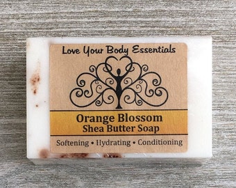 Orange Blossom Handmade Soap natural soap shea butter neroli scented soap