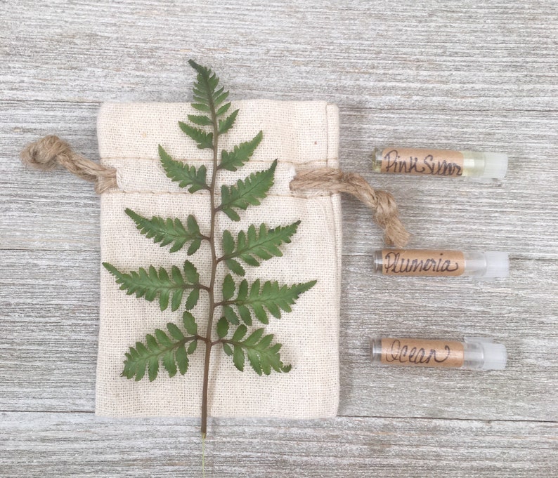 3 Sample Perfumes Natural Perfume Samples Essential Oil Etsy