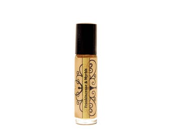 Frankincense oil frankincense and Myrrh men’s cologne men’s fragrance aromatherapy perfume roll on perfume meditation oil for stress