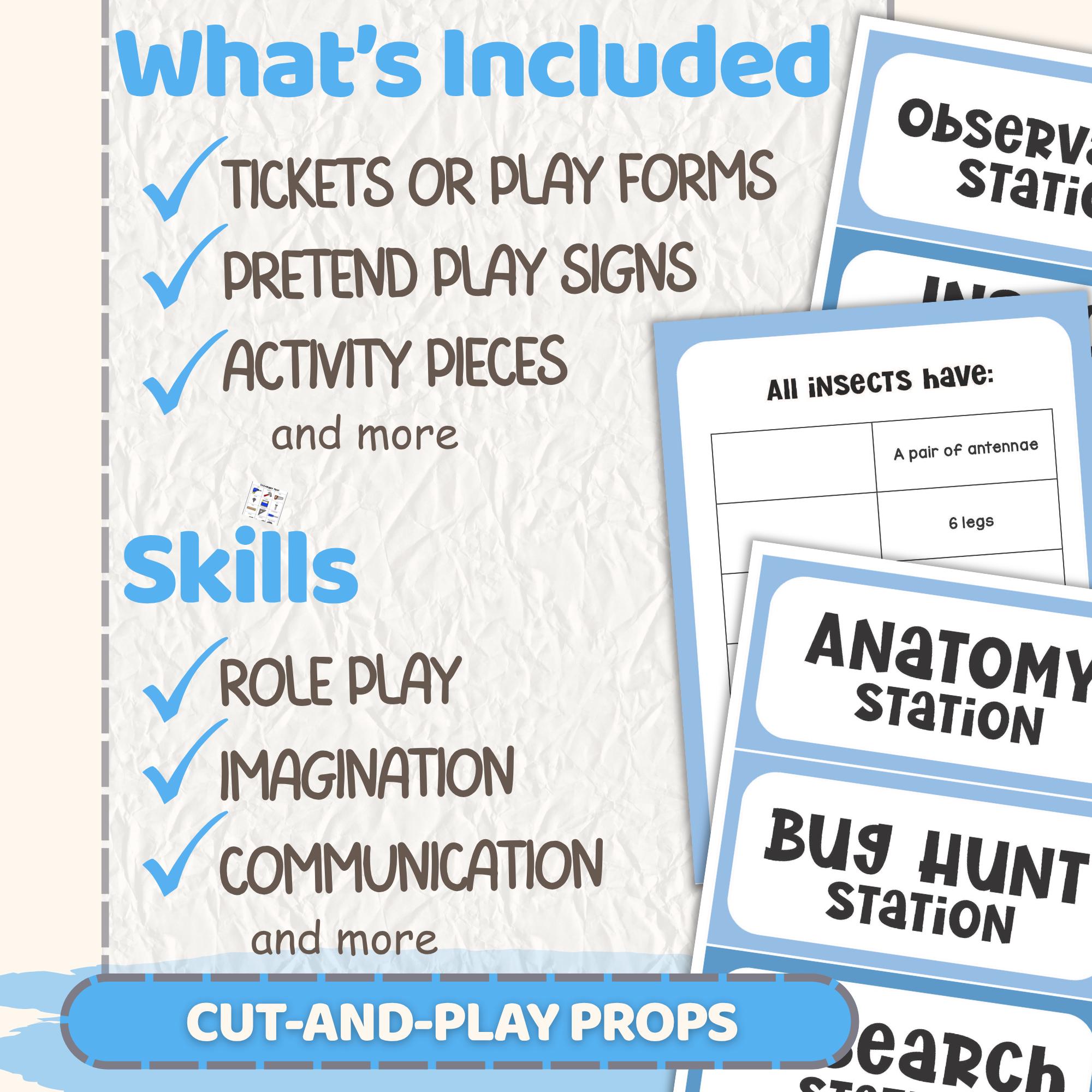 Entomology Lab Play Pretend for Kids | Insect Science Activity | Bug ...