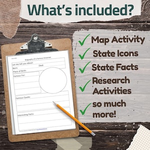 Arizona State Worksheet Pack: Printable Geography and History Unit ...