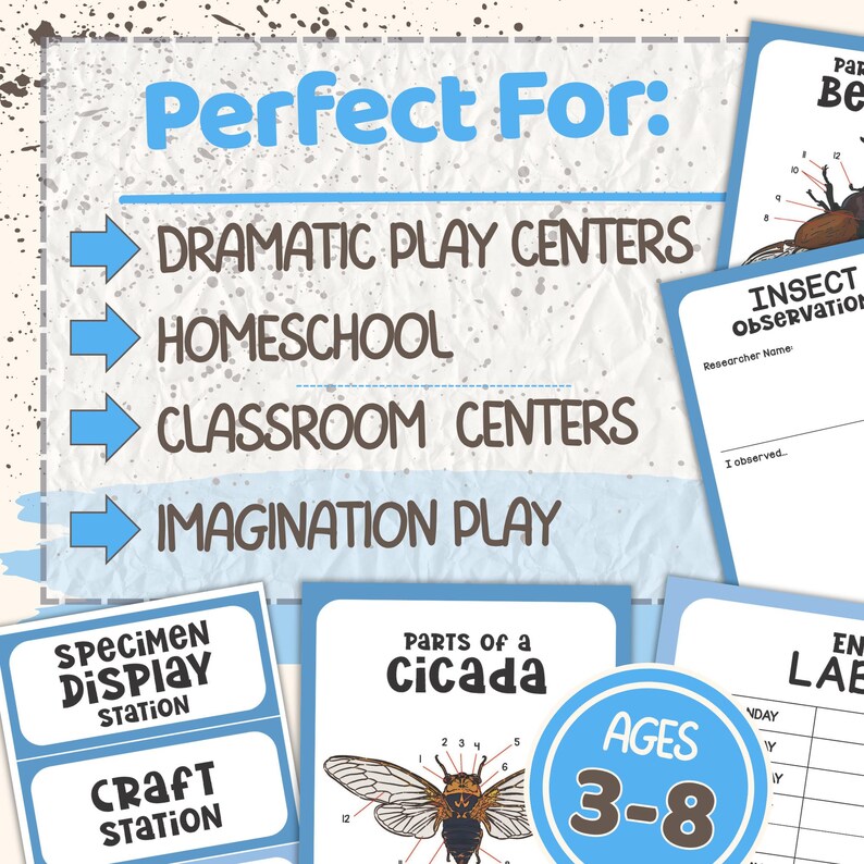 Entomology Lab Play Pretend for Kids | Insect Science Activity | Bug ...