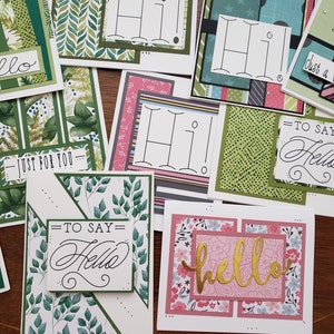 Note Greeting Card Bundle Blank Inside, Set of 3 Greeting Cards, Grab Bag of Notecards, Every Occasion Card Set, Blank Cards, Stationery