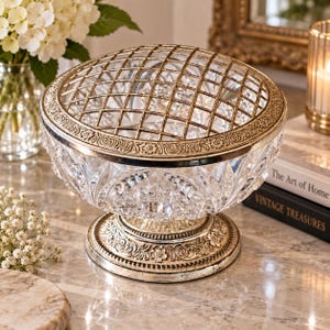 Stuart Crystal Rose Bowl - Etsy Canada
