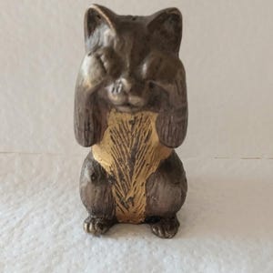 Vintage Bronze Cat Statue/Ornament