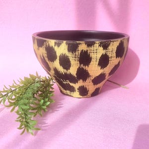 Art Deco Safari Ceramic Bowl