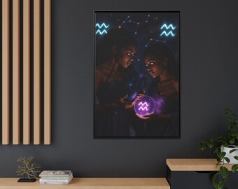 Canvas Waterman sterrenbeeld Mystic Woman