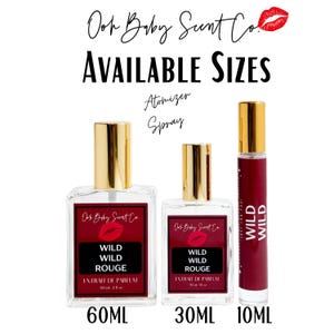 Perfume Wild Wild Rouge / Extracto de perfume / Aroma de lujo / Perfume de diseñador para ella / 10 ml, 30 ml, 60 ml imagen 3