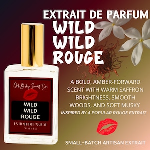 Perfume Wild Wild Rouge / Extracto de perfume / Aroma de lujo / Perfume de diseñador para ella / 10 ml, 30 ml, 60 ml imagen 1