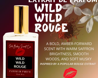 Wild Wild Rouge Perfume | Extrait De Parfum | Luxury-Inspired Scent | Designer-Style Perfume for Her | 10ML 30ML 60ML