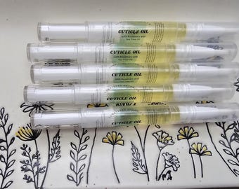 Cuticle oil pen | Hydrating Unscented Cuticle Oil Pen, Natural and Vegan cuticle and nail oil | Cuticle treatment 3ml