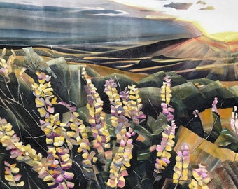 Lupine - giclee print on paper or canvas