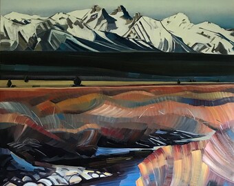 Portal - Sawtooth Valley - giclee print on paper or canvas