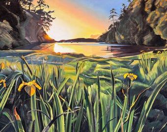 Princess Cove on Wallace Island - giclee print on paper or canvas