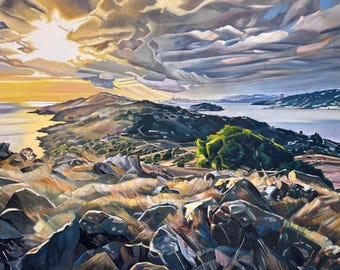 The Bay Awakes - giclee print on paper or canvas