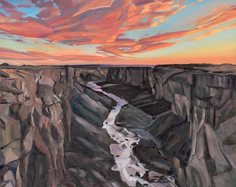Malad Gorge - giclee print on paper or canvas