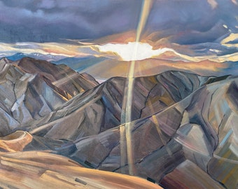 Zabriskie Point (Death Valley) 2 - giclee print on paper or canvas