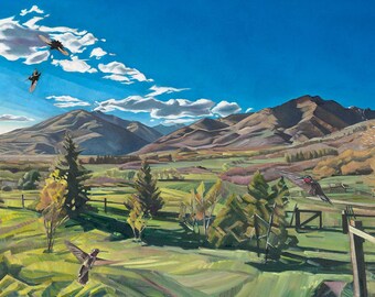 Hesperus Spring - giclee on paper or canvas