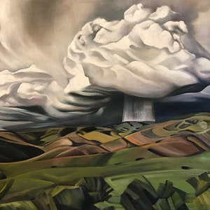Thunderhead Over the Boise Front - giclee print on paper or canvas