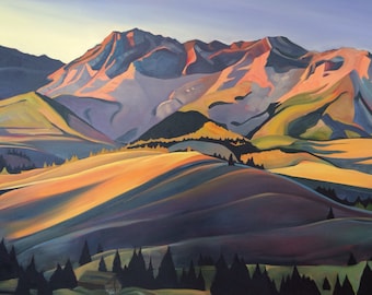 The Boulder Front - giclee print on paper or canvas