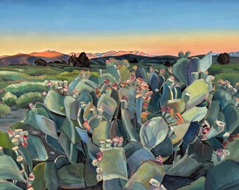 Gila Wilderness from Cosmic Campground - giclee print on paper or canvas
