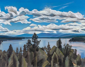 Payette Lake from Osprey Point - giclee print on paper or canvas