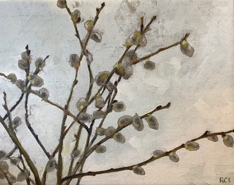 Pussy Willow - giclee print on paper or canvas