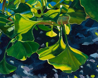 Ginko - giclee print on paper or canvas