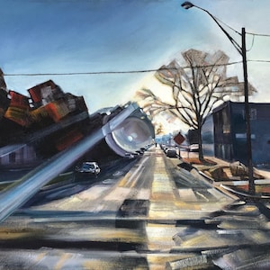 Early Morning, Late Fall - giclee print on paper or canvas