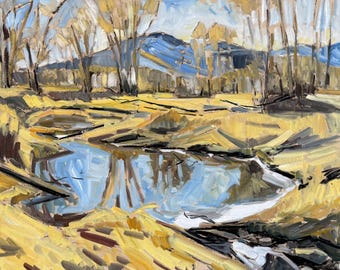Challis Hot Springs - giclee print on paper or canvas