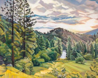 Allison Ranch - giclee print on paper or canvas